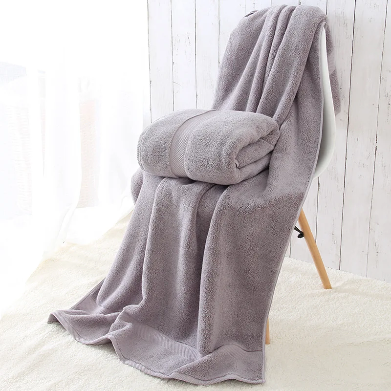 

2021 cotton thick 800g bath towel 80 * 160 adult soft and comfortable bath towel