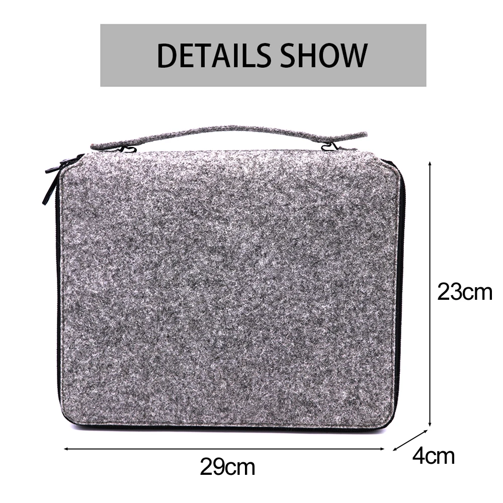 

40 Slot Felt Watch Organizer Box Watchband Storage Case for Apple Watch Band Box Pouch Watch Strap Organizer Holder Bag