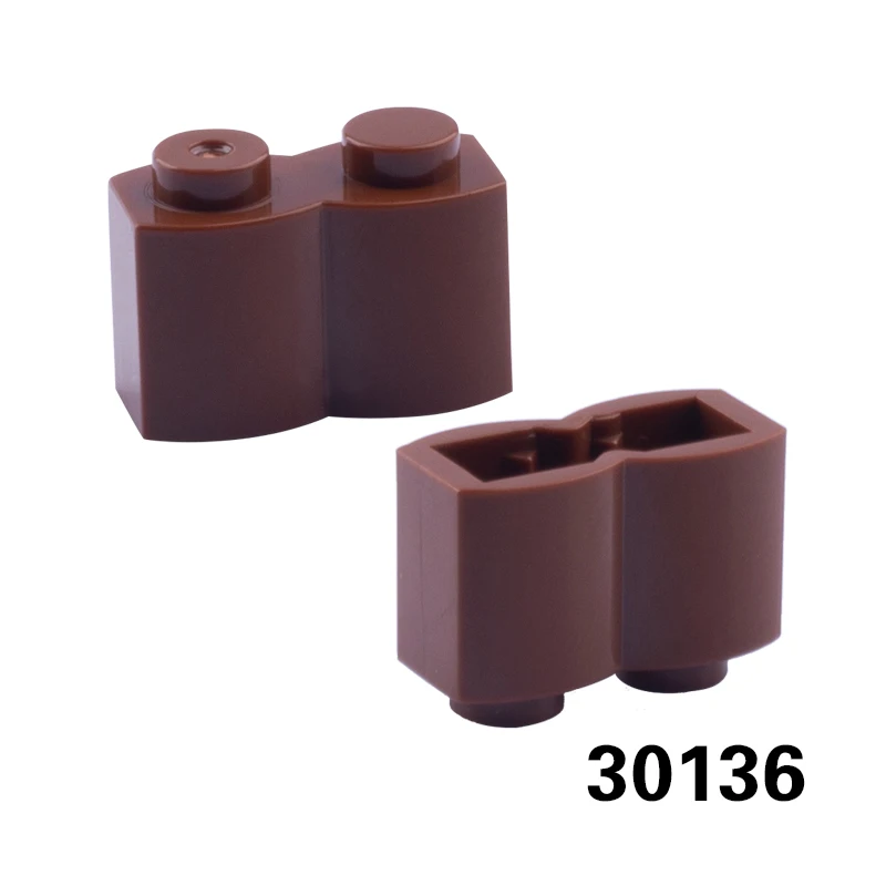 

Строительные блоки 30136 толстые кирпичи частицы Изменение 1x2 входа фигурки аксессуары развивающие совместимые игрушки для детей