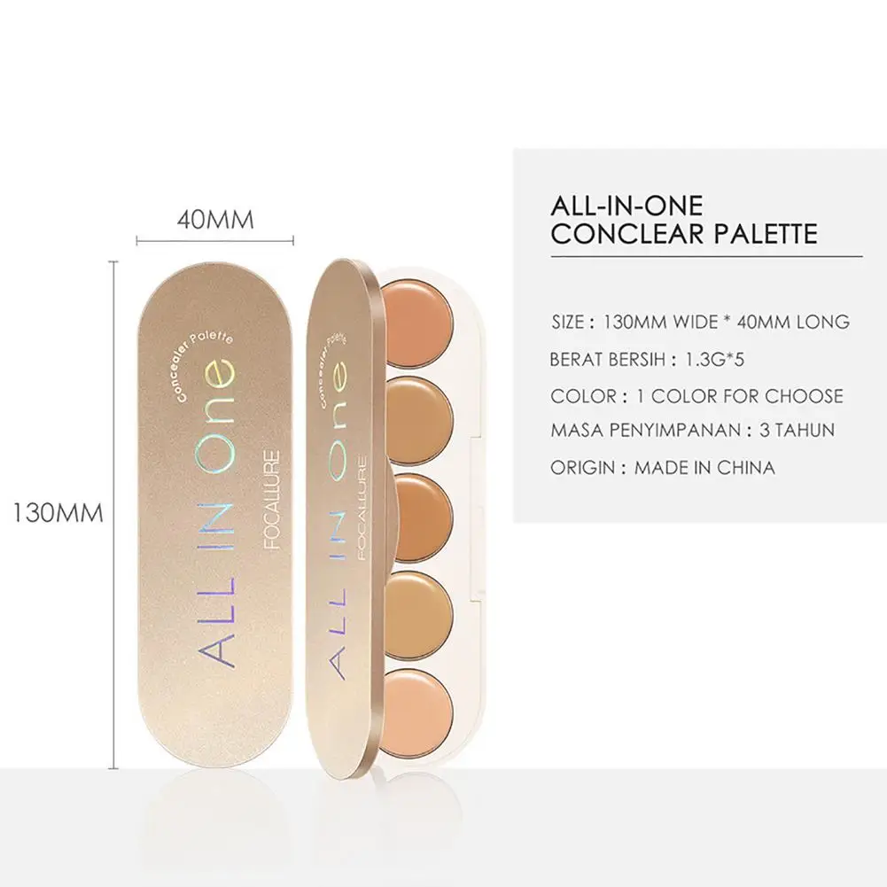 Палитра консилеров для макияжа 5 цветов |