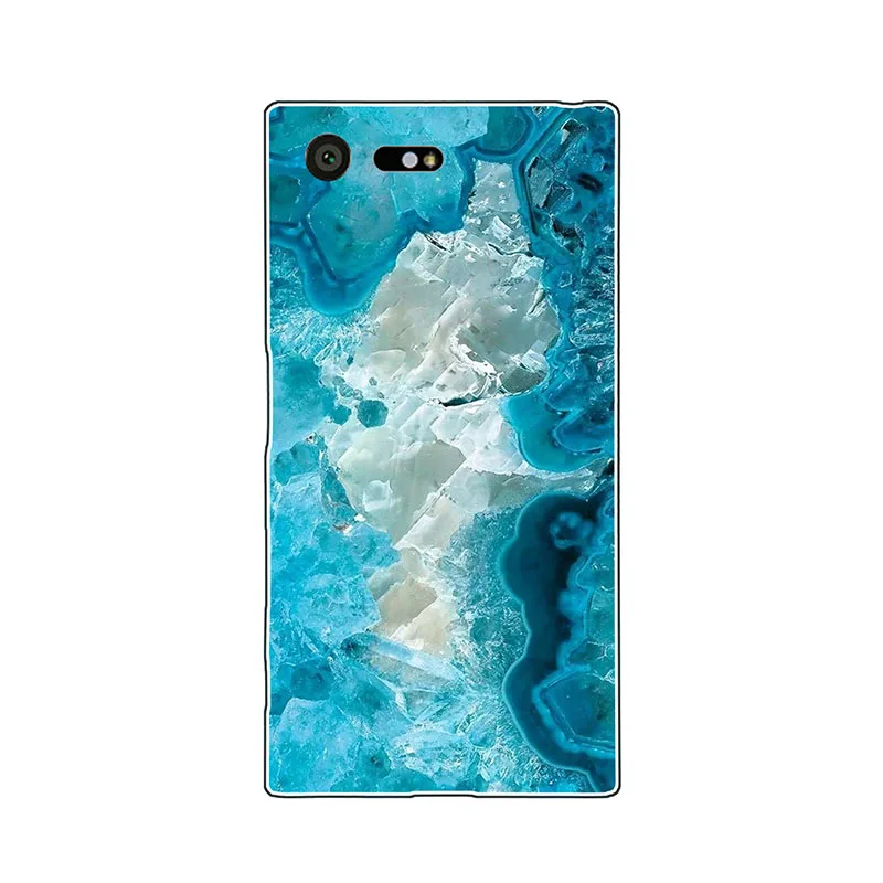 Чехол для Sony Xperia X Compact F5321 XZ1 G8441 G8341 G8342 модный крутой мультяшный цветочный чехол