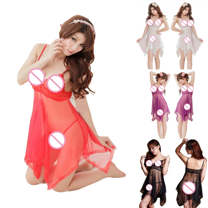 Новинка женская сексуальная ночная рубашка экзотическое порно на бретельках