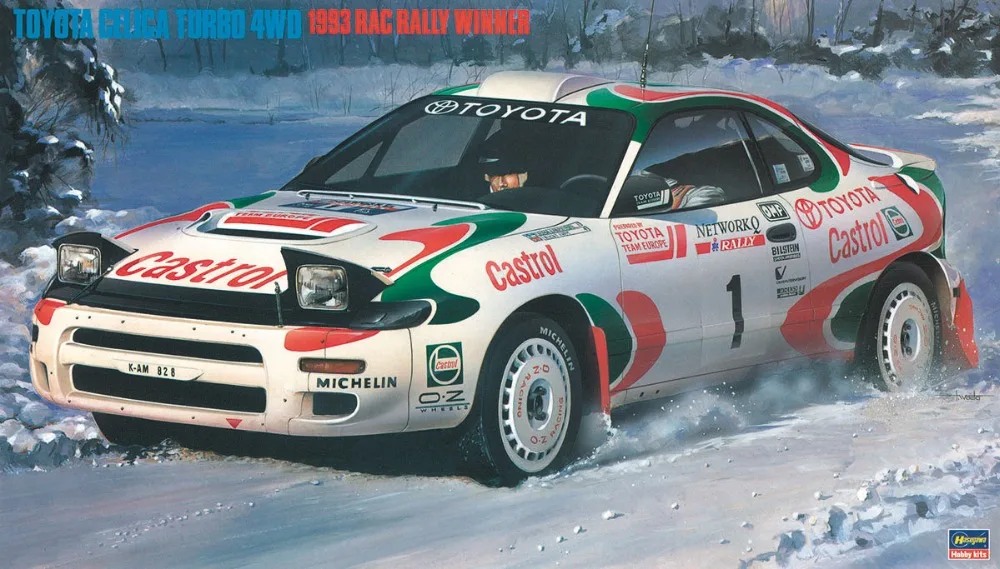 1/24 Toyota Celica Turbo 4WD 93 RAC сборка автомобиля Tamiya 20358