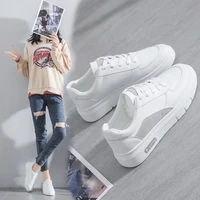 spring new thick soled small white shoes korean muffin board shoes womens casual shoes