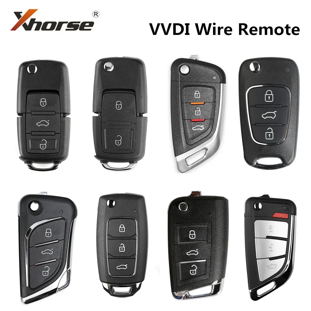 5 шт./лот Xhorse VVDI2 проводной пульт дистанционного управления XKB501EN/XKB508EN/XKKF02EN для VVDI