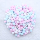 Помпоны разных цветов, 10 мм, 400, шт.пакет, для самостоятельного изготовления украшений для вечерние, дома, сада, свадеб, одежды, шитья, детских игрушек