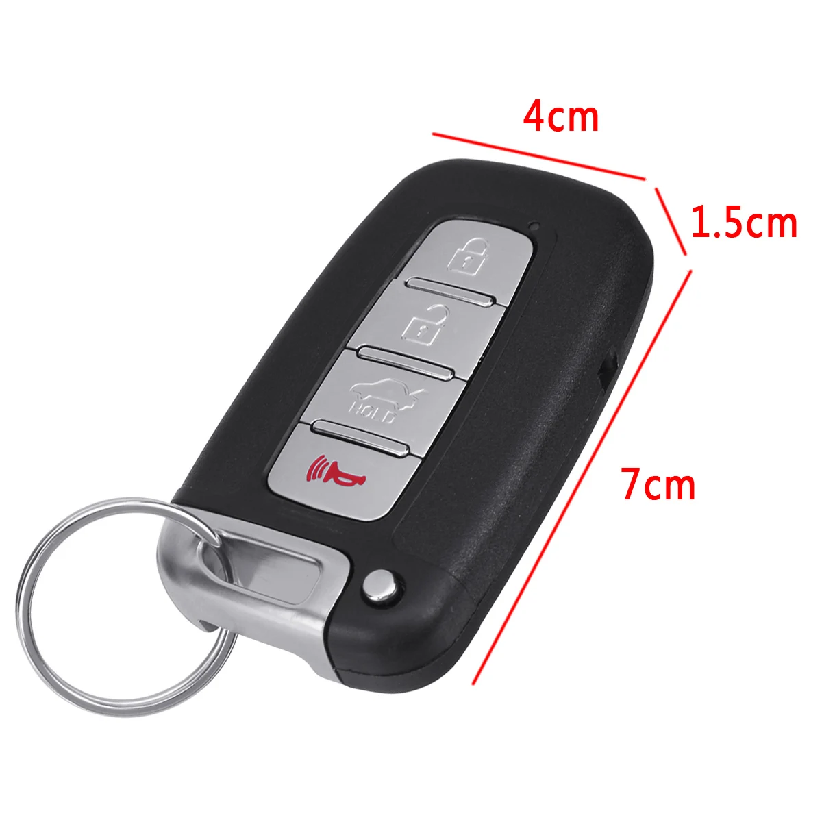 

315MHz 4 Button Remote Key Shell Fob Case PCF7952 Chip CR2032 Battery 267AL-HMFNA04 For Hyundai Sonata Veloster 2011-2014