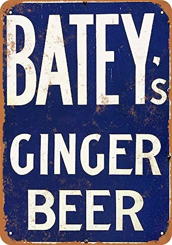 

Metal Sign - Batey's Ginger Beer - Vintage Look