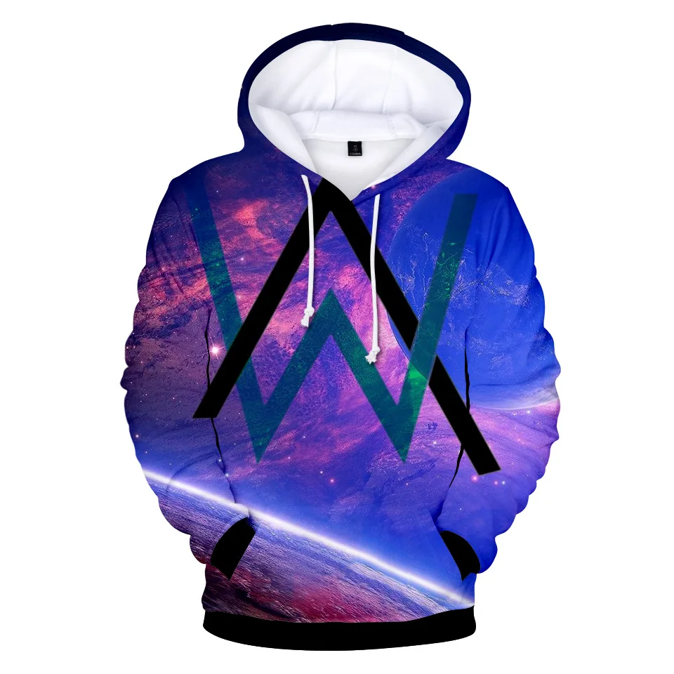 Стиль Alan Walker электронная музыка Tiancai Allen Walker сопутствующие товары осенняя одежда 3D цветная печать Толстовка