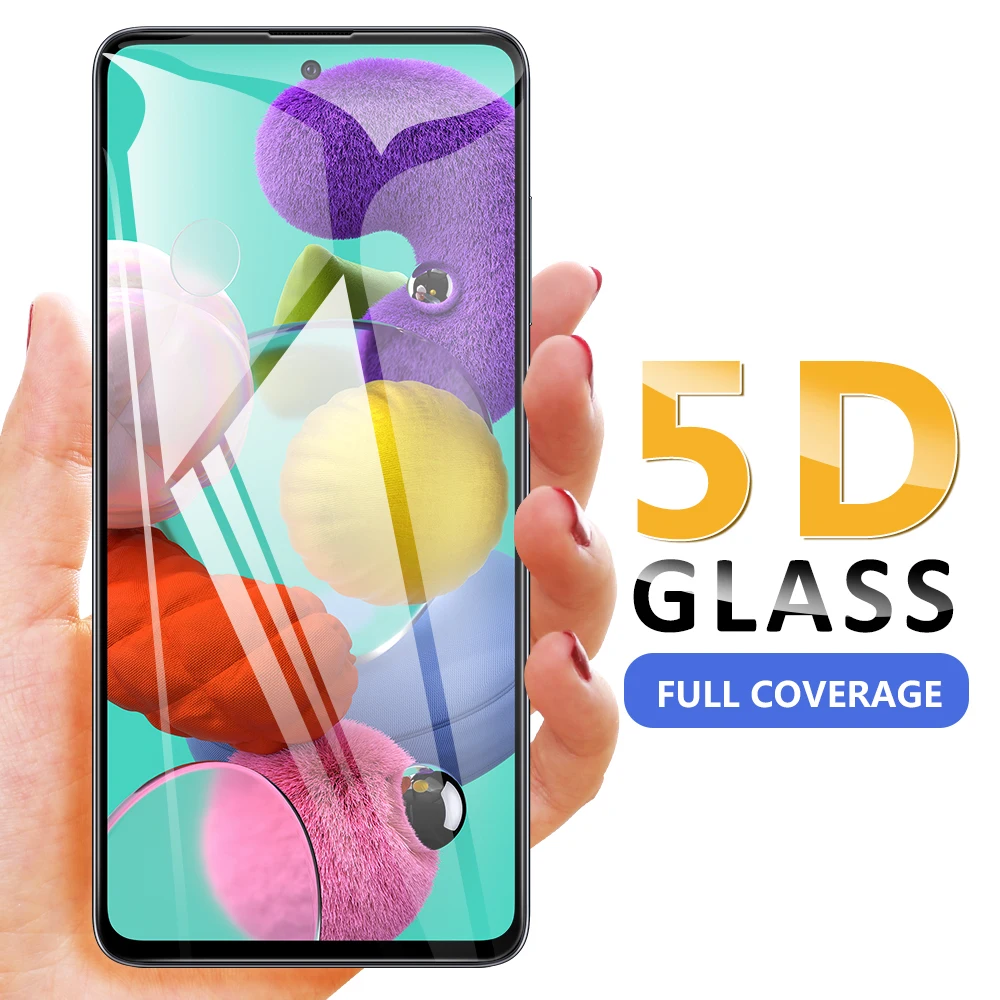 Защитное стекло 5D для Samsung Galaxy A50 A51 A91 A70 A71 A30 A20 A10 S | Мобильные телефоны и