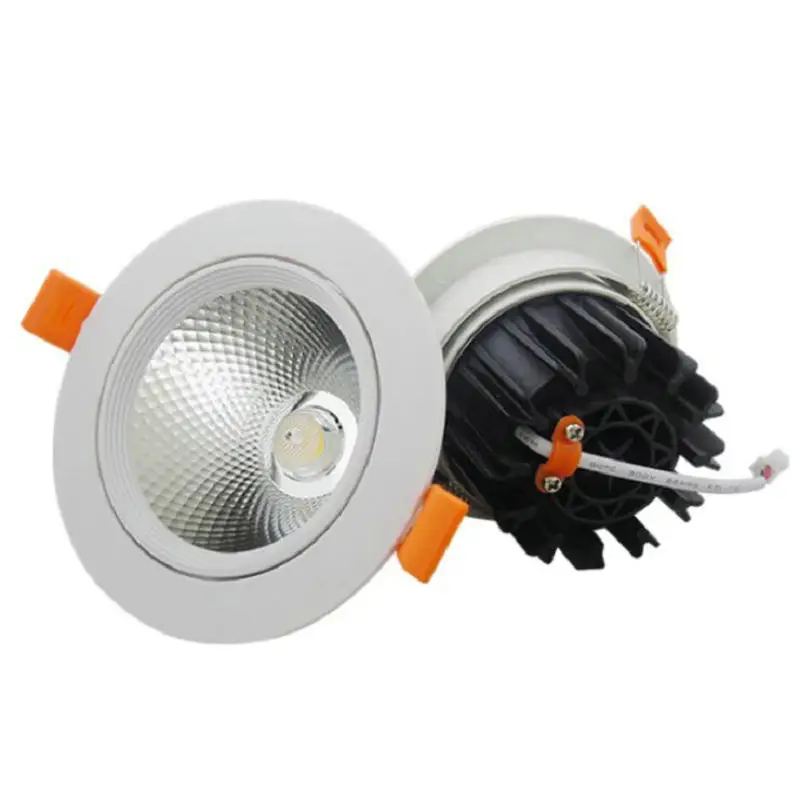 6 шт. 10 Вт светодиодный светильник с регулируемой яркостью круглая Встраиваемая