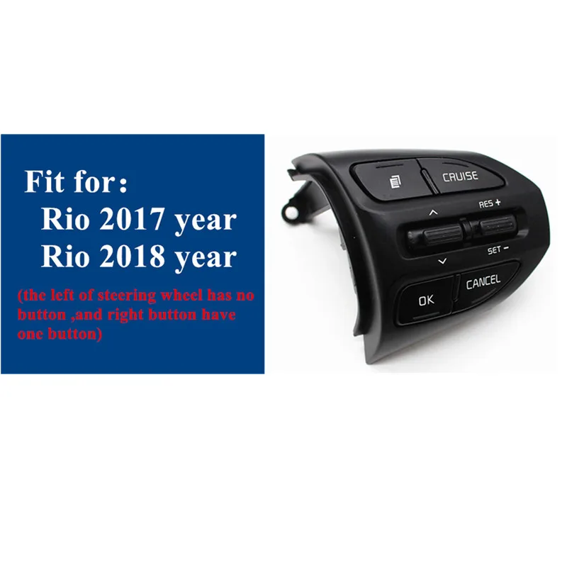 Кнопка рулевого колеса для KIA K2 RIO X LINE кнопки 2017 2018 2019 только правая Боковая кнопка