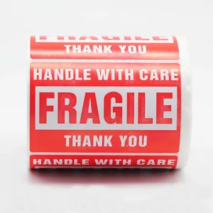 Наклейки хрупкие, 2 х3 дюйма, 500-1000 шт.