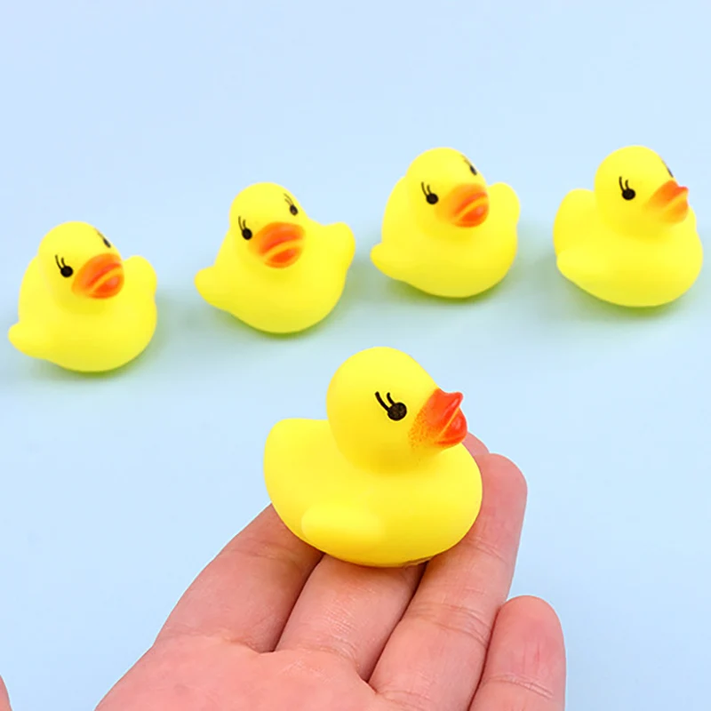 Ванна для маленьких детей игрушки милые резиновые скрипучие утка рыболовная