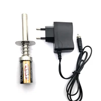 hsp 80101 rc 1 2 v 1800mah rechargeable starter glow plug igniter ac charger for gas nitro engine power 110 18 rc car