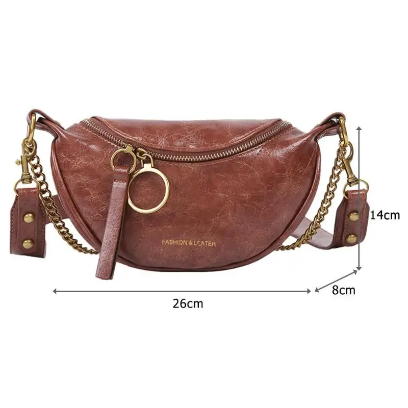 

PU Leather Crossbody Bags Women 2019 Fashion Brand Chain Small Shoulder Messenger Bag Lady Travel Zipper Handbags Purses Bolsas