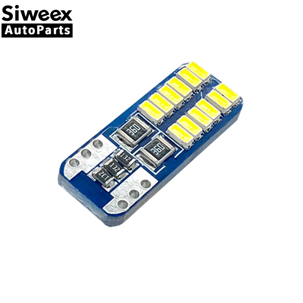 1 шт. белая T10 W5W 3014 24 SMD светодиодный светильник автомобилей CANBUS без ошибки DC 12V