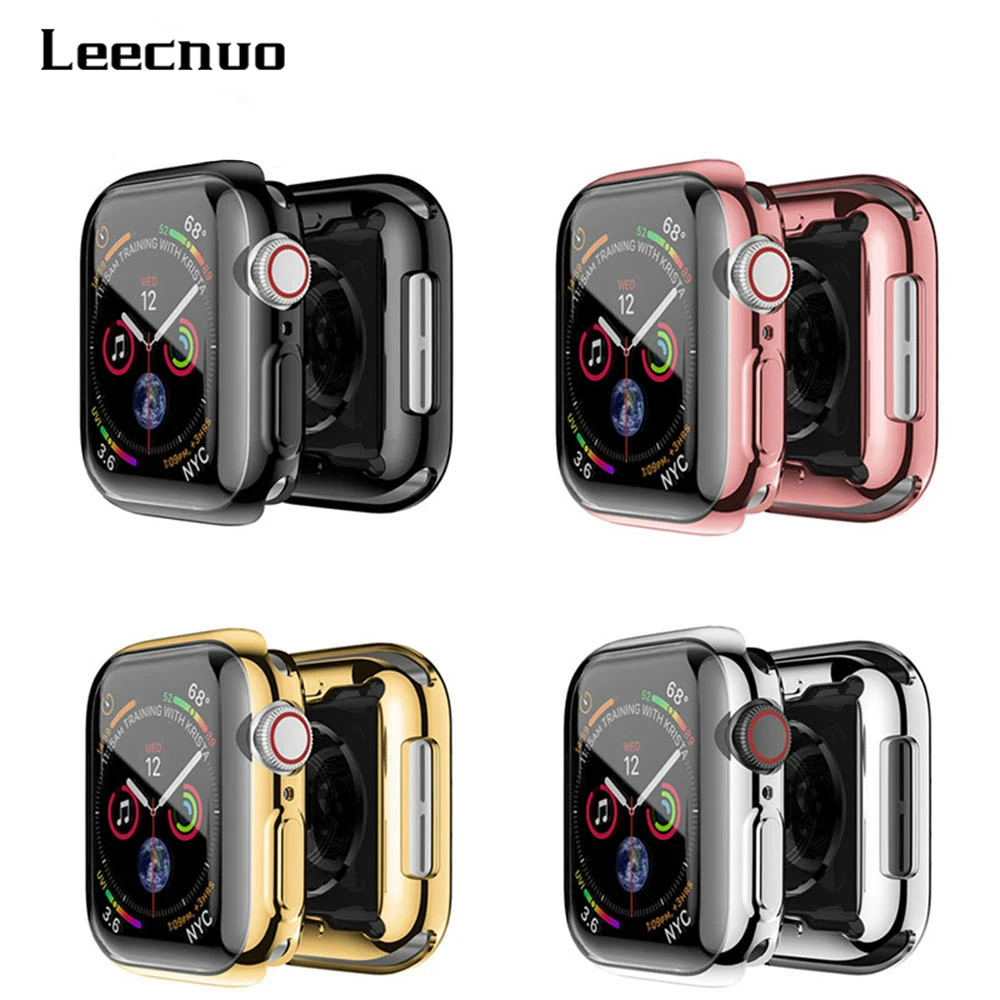 Прозрачный чехол для Apple Watch Series 3 2 1 38 мм 42 360 полностью мягкий прозрачный защитный