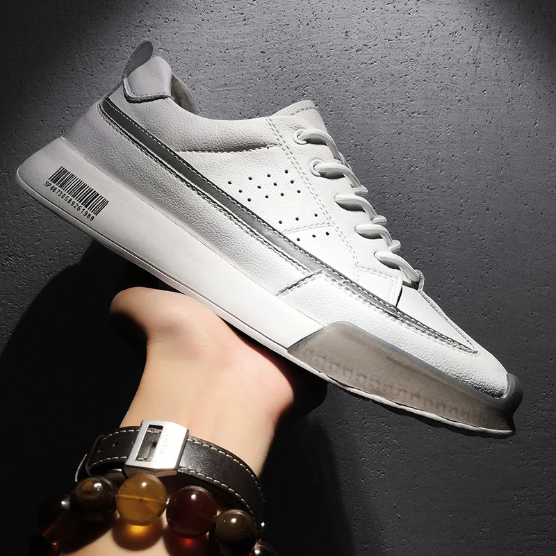 Beli Sneakers Berenda Kasual Pria Penjualan Terbaik Sepatu Kasual Hitam Sepatu Kulit Pria Awet Muda Nyaman Sepatu Flat Kets