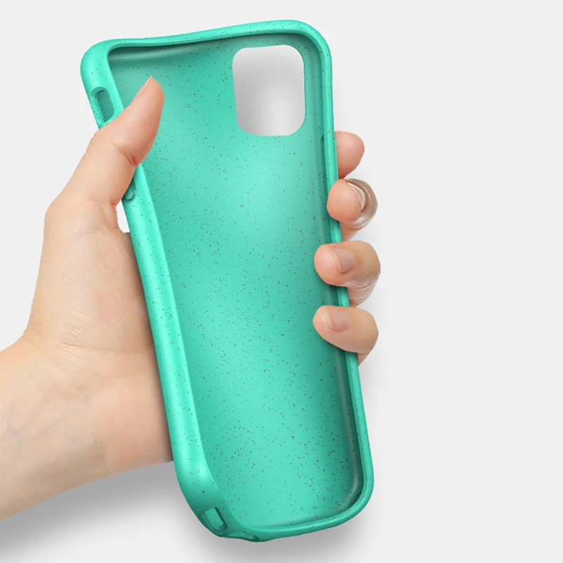 Чехол для телефона пригодный вторичной переработки сплошной карамельного цвета