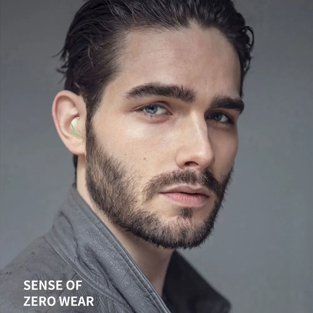 للبيع سماعات بلوتوث صغيرة غير مرئية متوافقة TWS سماعة رأس لاسلكية ستيريو الرياضة سماعات الأذن مع الميكروفون يدوي سماعة