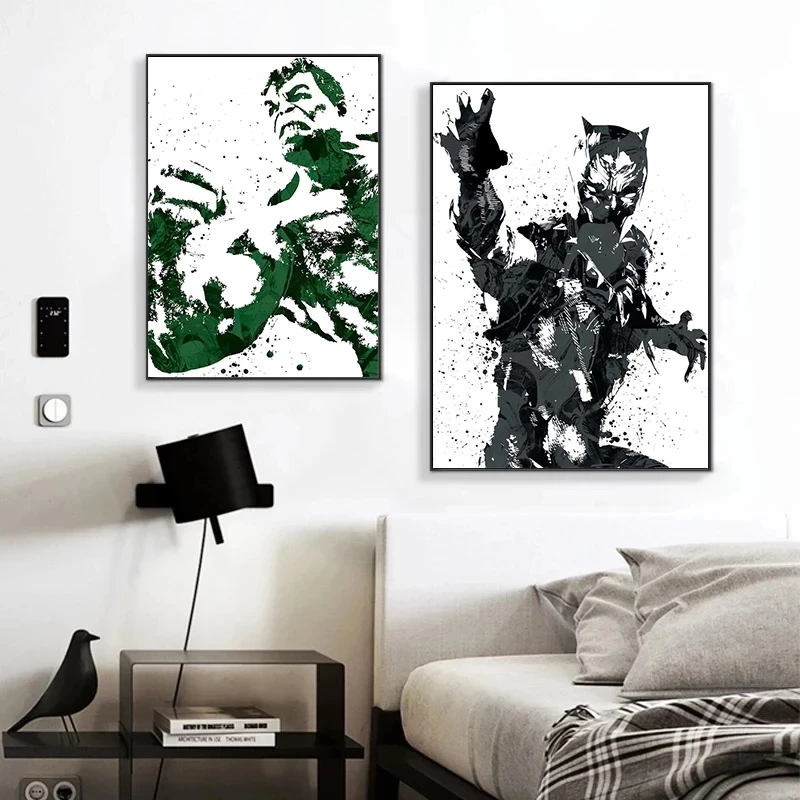 Холст с изображением Человека-паука домашний декор картины современный Капитан