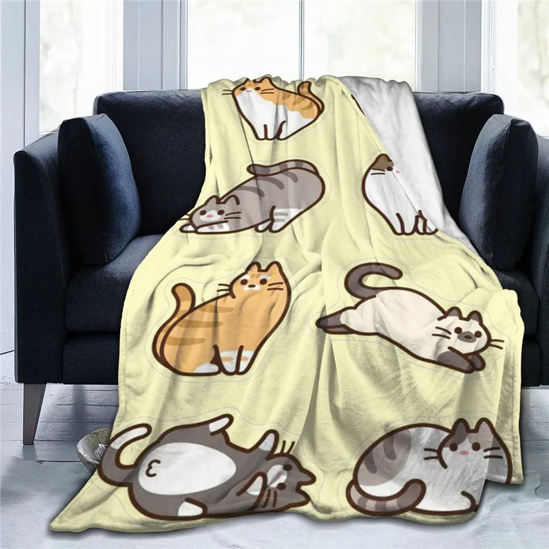 

Ultra Soft Sofa Blanket Cover Blanket Cartoon Cartoon Bedding Flannel Plied Sofa Bedroom Decor for Children and Adults Blankets