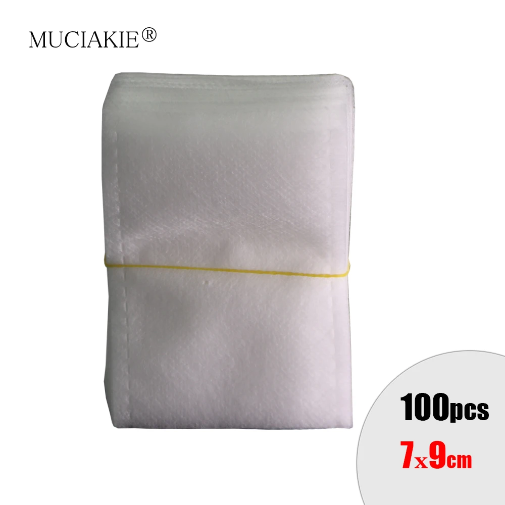 

MUCIAKIE 100PCS 7x9cm Biodegradable Nursery Bags Fabric Plant Seedlings Grow Bags Eco-Friendly Pot Aeration Planting Bags