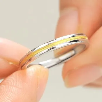

Fashion jewelry Korean version of simple opening adjustable couple rings