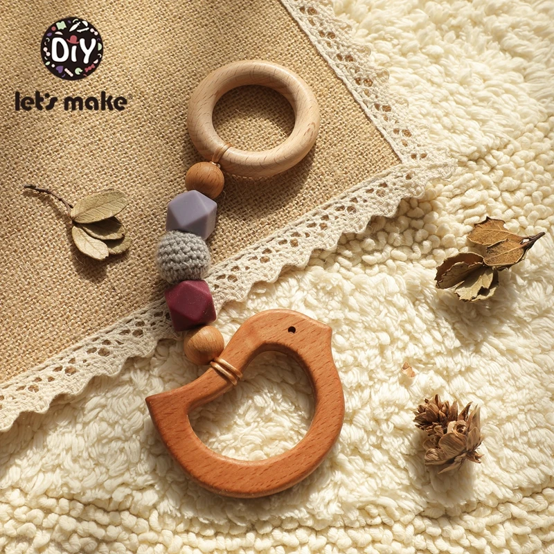 1 шт. силиконовые шестигранные бусины для прорезывания зубов | Мать и ребенок