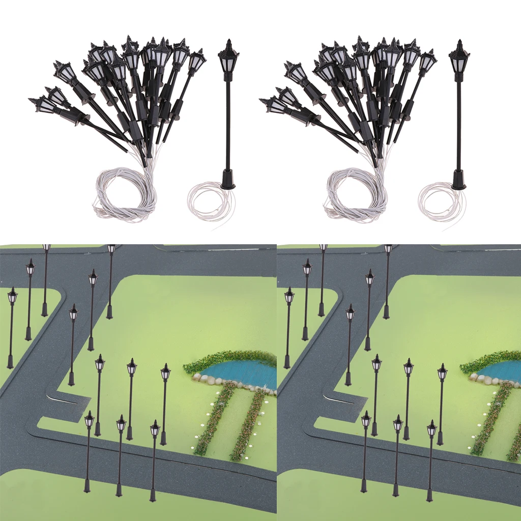 40 шт. светодиодные уличные фонари | Игрушки и хобби