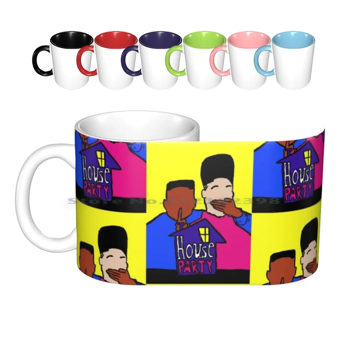 

Welcome To My House Party Ceramic Mugs Coffee Cups Milk Tea Mug The Art Plug Viral Explore 90s Hiphop Fholiday Fashion Custom