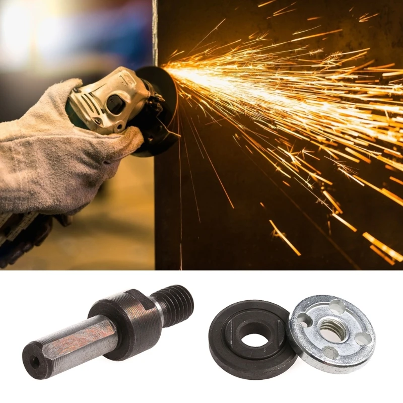 

2021 New Tool Parts Mandrel Adapter Disc Holder Spanner Kit Power Tools for Angle Grinder
