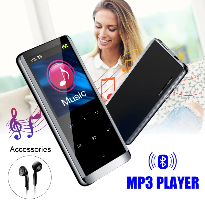 Mp3 плеер с 4 3 дюймовым дисплеем Bluetooth FM радио Hi Fi спортивные Музыкальные динамики