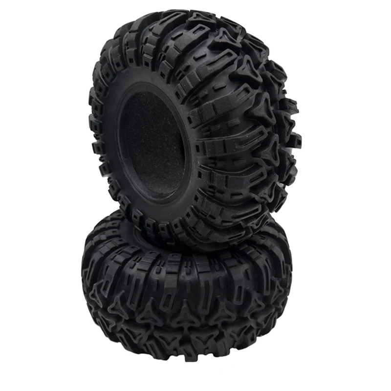 

4 PCS 2.2Inch Rubber Tyre 2.2 Wheel Tires & 4 Pcs Heavy Brass 12Mm Wheel Hex Wheel Hub Extended Adapter