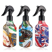 500ml hairdresser spray bottle continuous salon hair care tools 3 styles water transfer printing pattern durable water sprayer