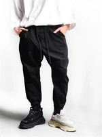 mens sportswear pants against the spring and autumn new classic dark fashion popular casual loose oversized pants
