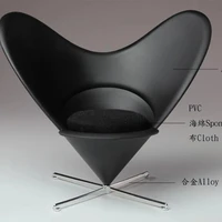 super duck m002 16 scale heart shaped chair model black chair creativity design fit for 12 dolls collections