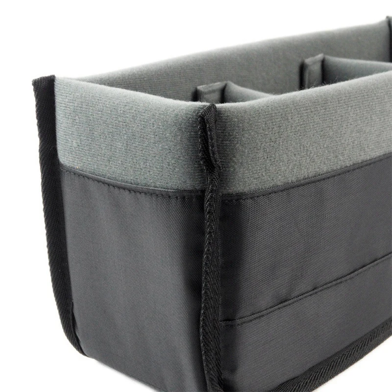 Shockproof Dslr Slr Camera Insert Organizer Case Partition Divider Protection Case(Black+Grey) | Электроника