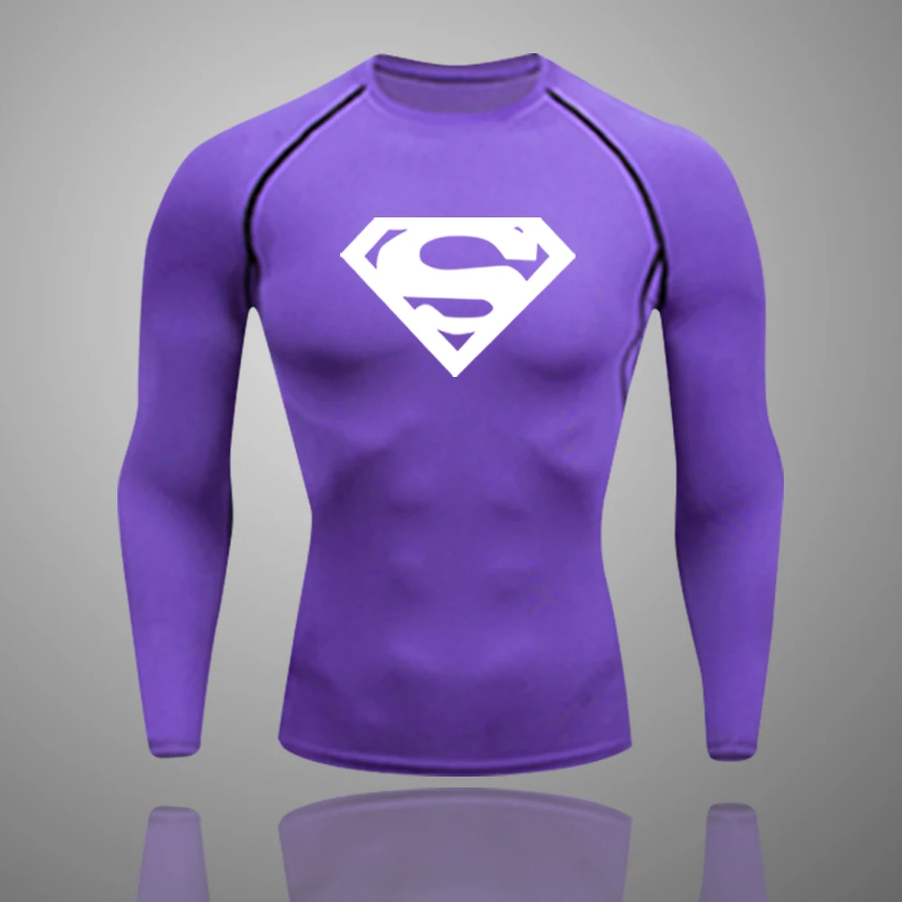 Quick Dry Workout Running Shirt Men Long Sleeve Compression Set Gym Fitness Running T-Shirt Bodybuilding Sport Thermal Underwear