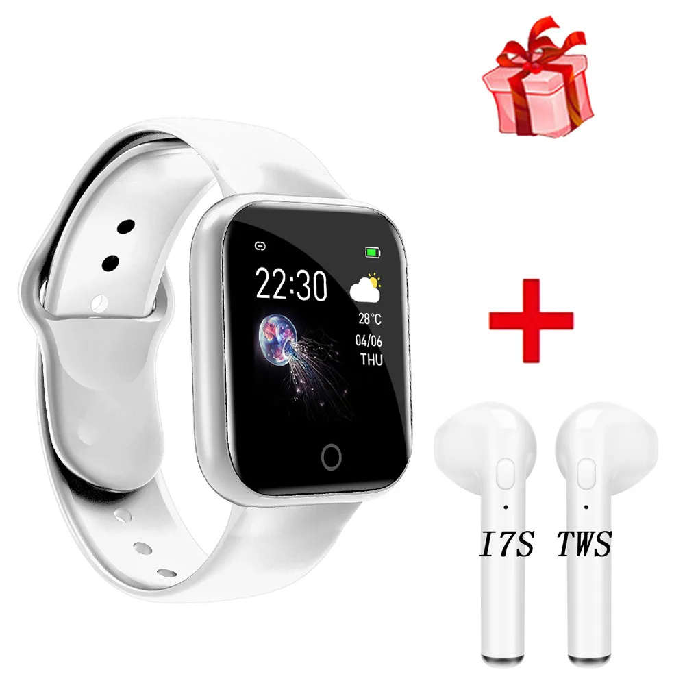 I5 Смарт-часы для мужчин спортивный шагомер сердечного ритма крови Давление мониторинга женские умные часы Y68 Pro подарки на новый год