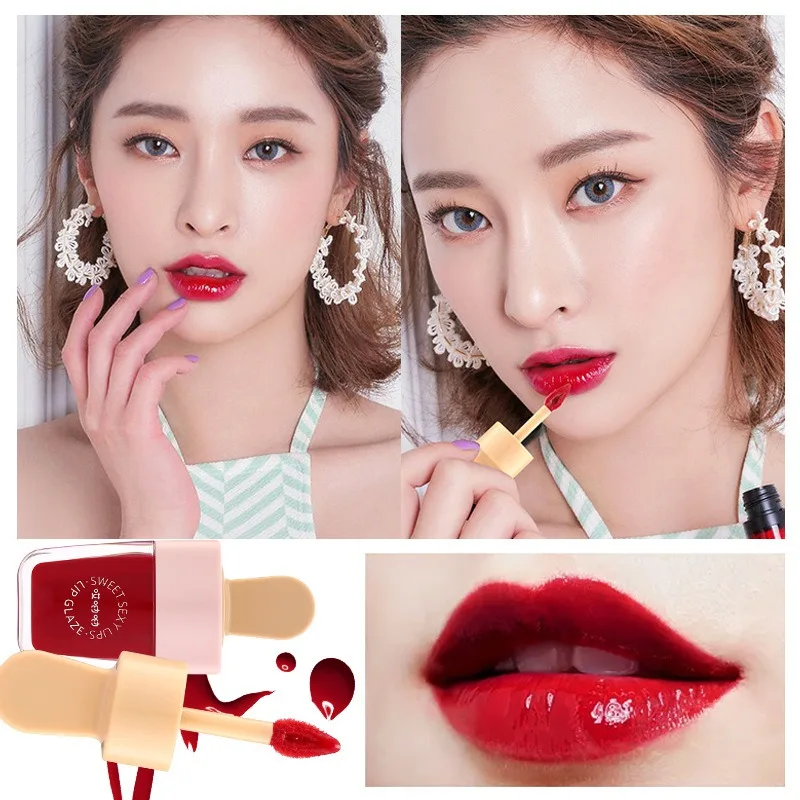 Жидкий увлажняющий Гладкий крем для губ с мелкими линиями Осветляющий цвет кожи