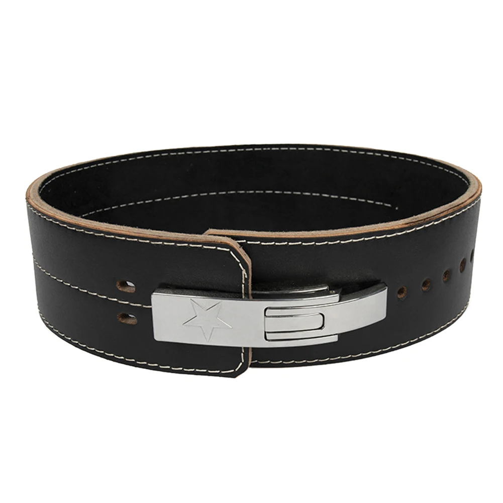 Новинка ремень для фитнеса кожаный поясной приседание тяжелых упражнений