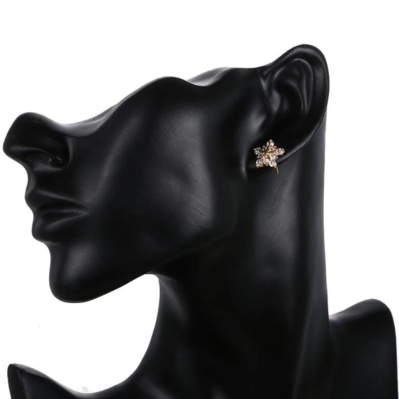 Женские и женские серьги пусеты LZX брендовые элегантные с пятью лепестками