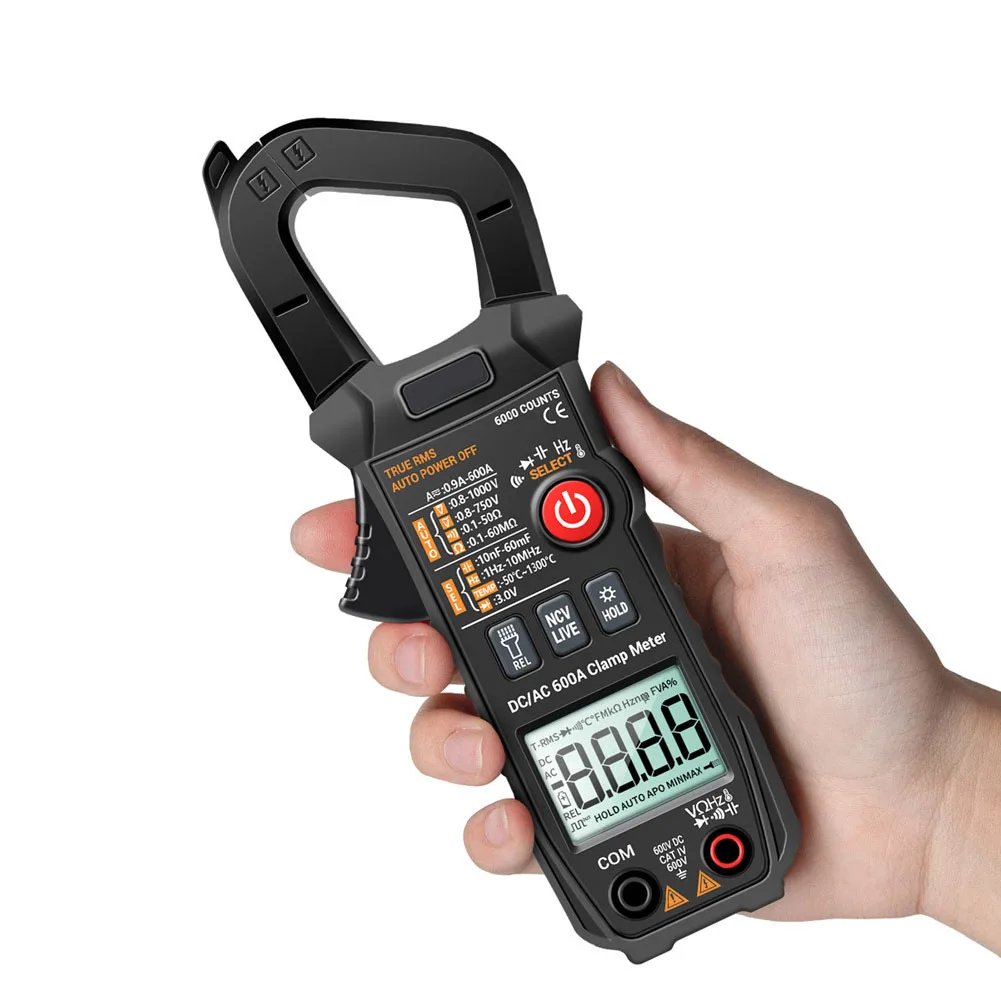 

Multifunction Current Voltage Accurate Automatic Range Clamp Meter Digital Multimeter Portable Home Resistance Mini Electrical