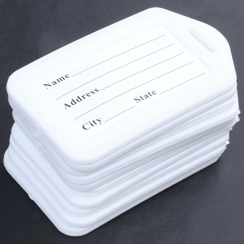 18 шт Чемодан бирки с адресом карты путешествия для багажа чемодана этикеток