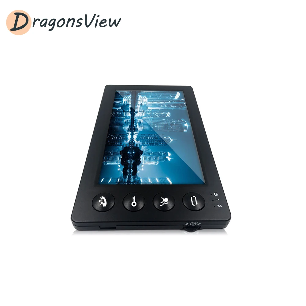 Видеодомофон Dragonsview AHD 1080P система дверного звонка проводной монитор 7 дюймов