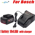 Заменить Bosch Power Tools 18V Профессиональная перезаряжаемая батарея BAT609G BAT610G BAT618G BAT619G 4000mAh
