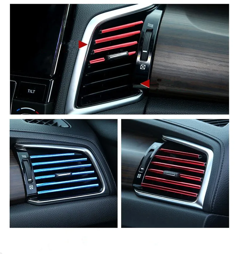 10 шт. автомобильный Стайлинг автомобильная демплекторная полоса для FIAT 500/Panda /Stilo