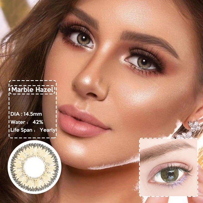 2 шт./пара шт. Ангел серии Цветной контактные линзы естественного ежегодно